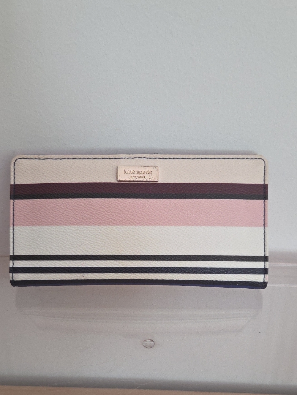 Kate Spade striped wallet